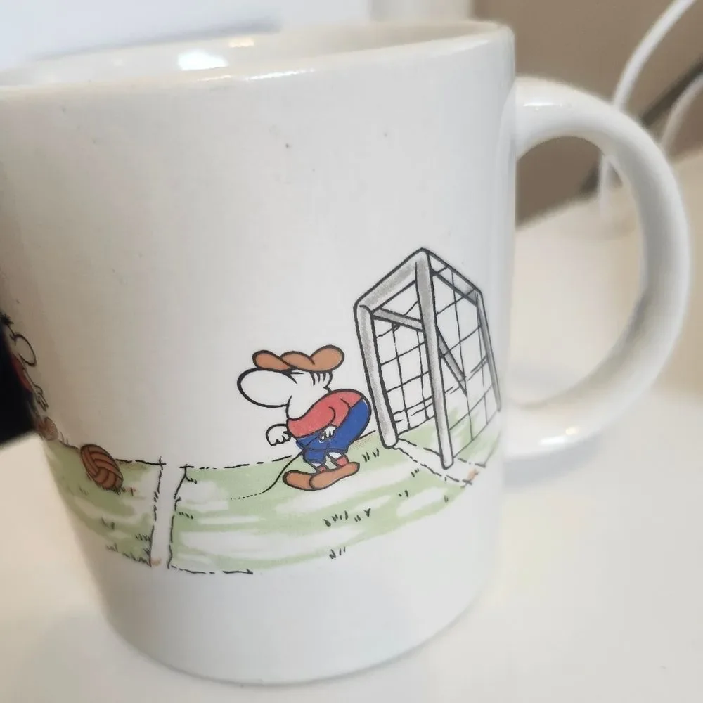 Sandra Boynton The Thrill Of Victory Los Angeles 1984 Olympics Soccer Mug